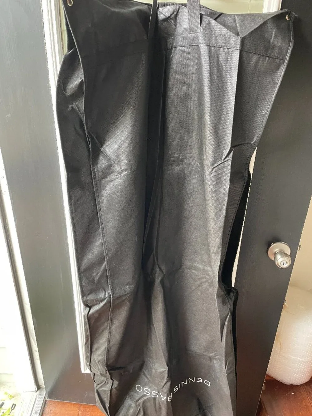 Dennis Basso Black Lightweight Garment/Travel Bag